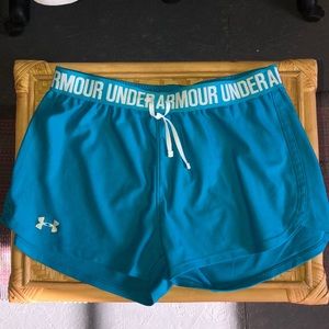 Under Armour teal shorts